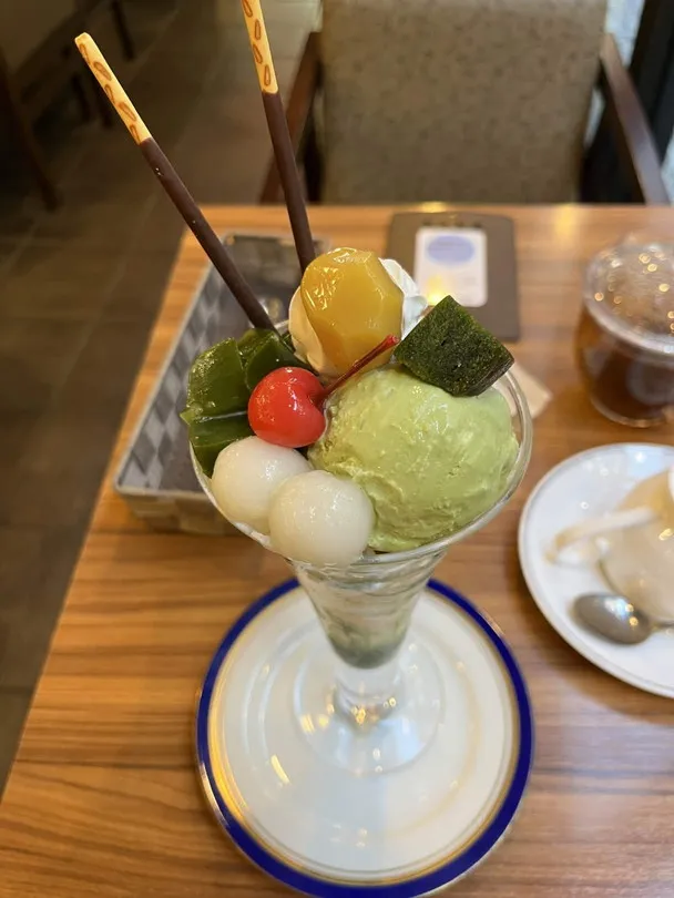 からふね屋珈琲のお抹茶パフェ からふね屋珈琲のお抹茶パフェ